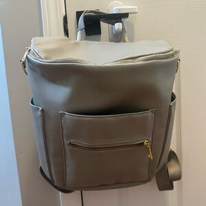 Fawn Diaper Bag in Grey